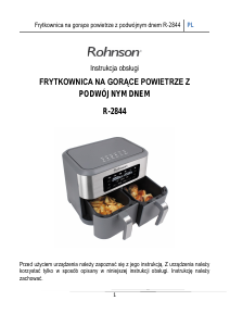 Instrukcja Rohnson R-2844 Frytkownica