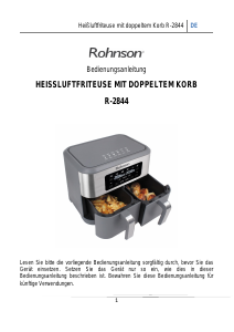 Bedienungsanleitung Rohnson R-2844 Fritteuse