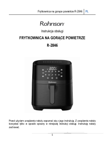 Instrukcja Rohnson R-2846 Frytkownica