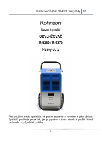 Manuál Rohnson R-9350 Heavy Duty Vysoušeč