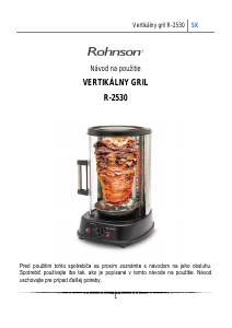 Návod Rohnson R-2530 Kebab gril