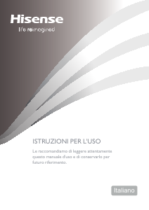 Manuale Hisense RS-34WC4SBA Congelatore