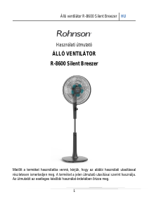 Használati útmutató Rohnson R-8600 Silent Breezer Ventilátor