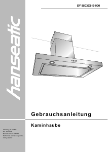 Bedienungsanleitung Hanseatic SY-3503C6-E-900 Dunstabzugshaube