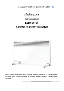 Instrukcja Rohnson R-0515WT Ogrzewacz