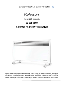 Használati útmutató Rohnson R-0515WT Hősugárzó