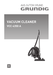 Bedienungsanleitung Grundig VCC 4350 A Staubsauger