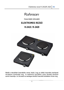 Használati útmutató Rohnson R-2410 Főzőlap