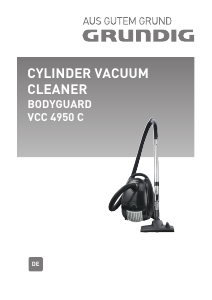 Bedienungsanleitung Grundig VCC 4950 C Staubsauger