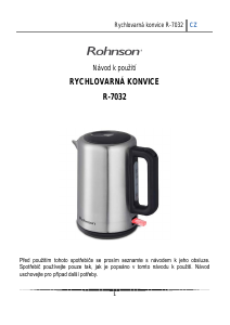 Manuál Rohnson R-7032 Konvice