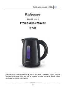 Manuál Rohnson R-7035 Konvice