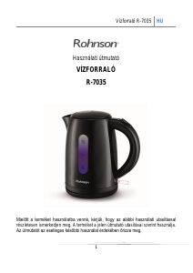 Használati útmutató Rohnson R-7035 Vízforraló
