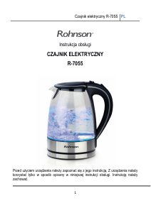 Instrukcja Rohnson R-7055 Czajnik