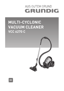 Bedienungsanleitung Grundig VCC 6270 C Staubsauger