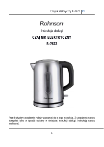 Instrukcja Rohnson R-7622 Czajnik