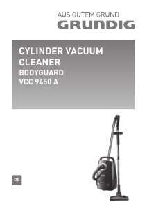 Bedienungsanleitung Grundig VCC 9450 A Staubsauger