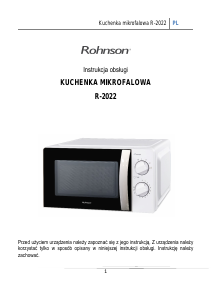 Instrukcja Rohnson R-2022 Kuchenka mikrofalowa