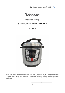 Instrukcja Rohnson R-2865 Multi kuchenka