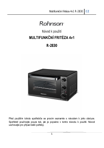 Manuál Rohnson R-2830 Trouba