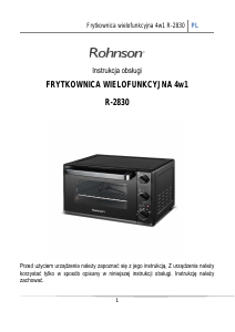 Instrukcja Rohnson R-2830 Piekarnik