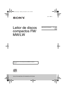 Manual Sony CDX-GT472UM Auto-rádio