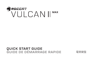 Hướng dẫn sử dụng Roccat Vulcan II Max Bàn phím