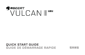 Instrukcja Roccat Vulcan II Mini Klawiatura