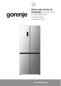 Priručnik Gorenje NRM819E61BX Frižider – zamrzivač