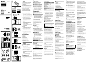 Handleiding Sony SEL135F18GM Objectief