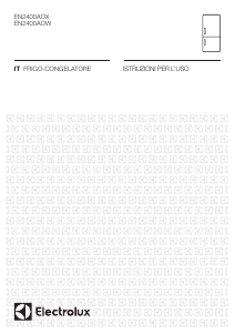 Manuale Electrolux EN2400AOX Frigorifero-congelatore