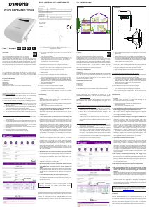 Handleiding Dymond WR03 Range extender