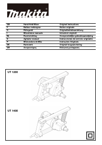 Brugsanvisning Makita UT1400 Cementblander