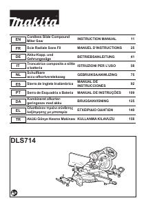 Kullanım kılavuzu Makita DLS714N Gönye testeresi