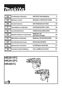 Εγχειρίδιο Makita HR3012FC Περιστροφικό σφυρί
