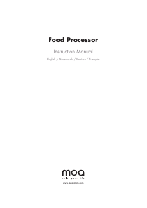 Bedienungsanleitung Moa FP02B Küchenmaschine