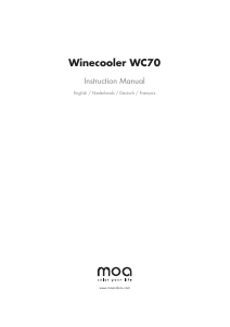 Mode d’emploi Moa WC70 Cave à vin