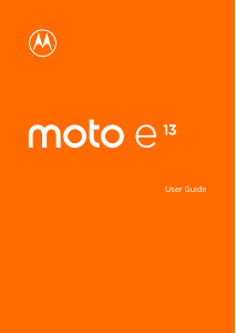 Manual Motorola Moto E13 Mobile Phone