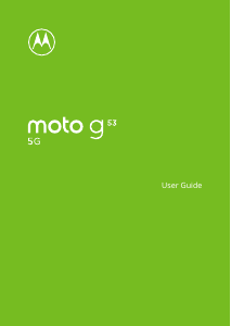 Manual Motorola Moto G53 5G Mobile Phone