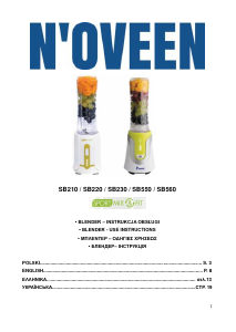 Bruksanvisning N'oveen SB210 Blender