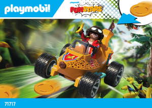 Bruksanvisning Playmobil set 71717 Funstars Racande banan