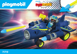 Bruksanvisning Playmobil set 71719 Funstars Racande rymdjet