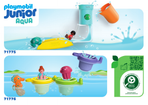 Brugsanvisning Playmobil set 71776 Junior JUNIOR AQUA: Flydende kopper med vandleg