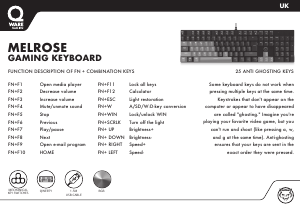 Handleiding Qware Melrose QZERTY Toetsenbord