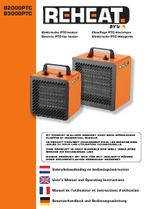 Handleiding Reheat B3000PTC Kachel