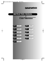 Bruksanvisning Daewoo DTQ-19U1FC TV
