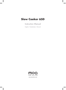 Bedienungsanleitung Moa SC65D Slow cooker