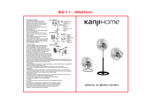 Manual de uso Kanji KJH-FH1811 Ventilador