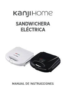 Manual de uso Kanji KJH-SM700SB-01 Grill de contacto