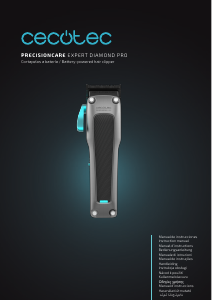 Kullanım kılavuzu Cecotec PrecisionCare Expert Diamond Pro Saç kesme makinesi