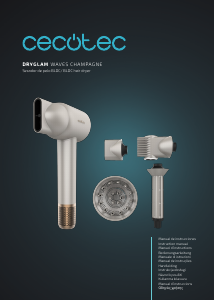 Εγχειρίδιο Cecotec DryGlam Waves Champagne Πιστολάκι μαλλιών